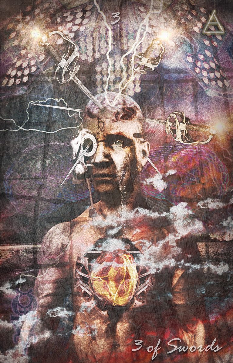 Harmonic mysteries Tarot-Swords – Simon Ripley Art